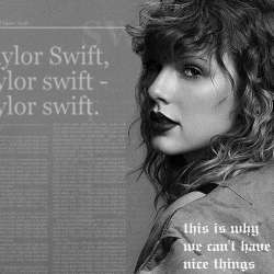 Taylor Swift - This Is Why We Cant Have Nice Things Poster
