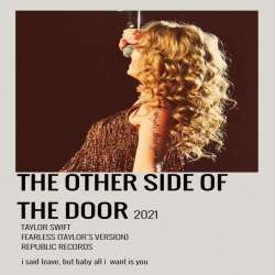The Other Side Of The Door (Taylor’s Version) Poster